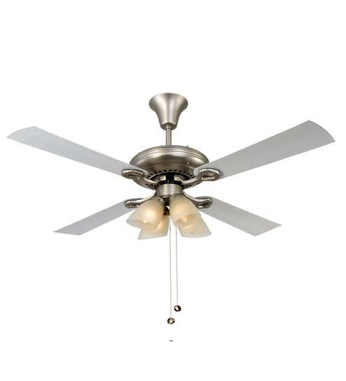 Buy Usha Fontana White Chrome Ceiling Fan with Light ...