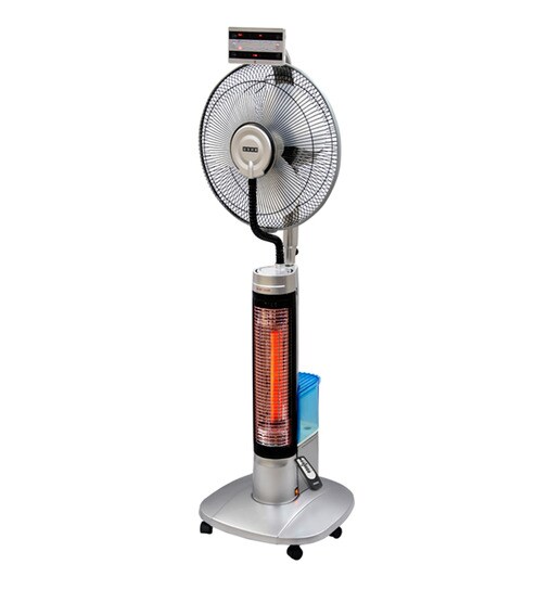 Buy Usha Helix All Season Plus White Plastic 3 Blades Pedestal Fan