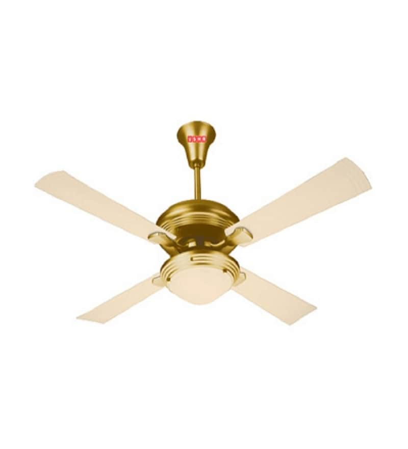 Buy Usha 1270MM Premium Ceiling Fan- Fontana One-Gold ...