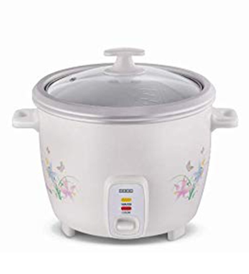 Buy Usha 3710 1 Litres 500W Automatic Rice Cooker in White Colour