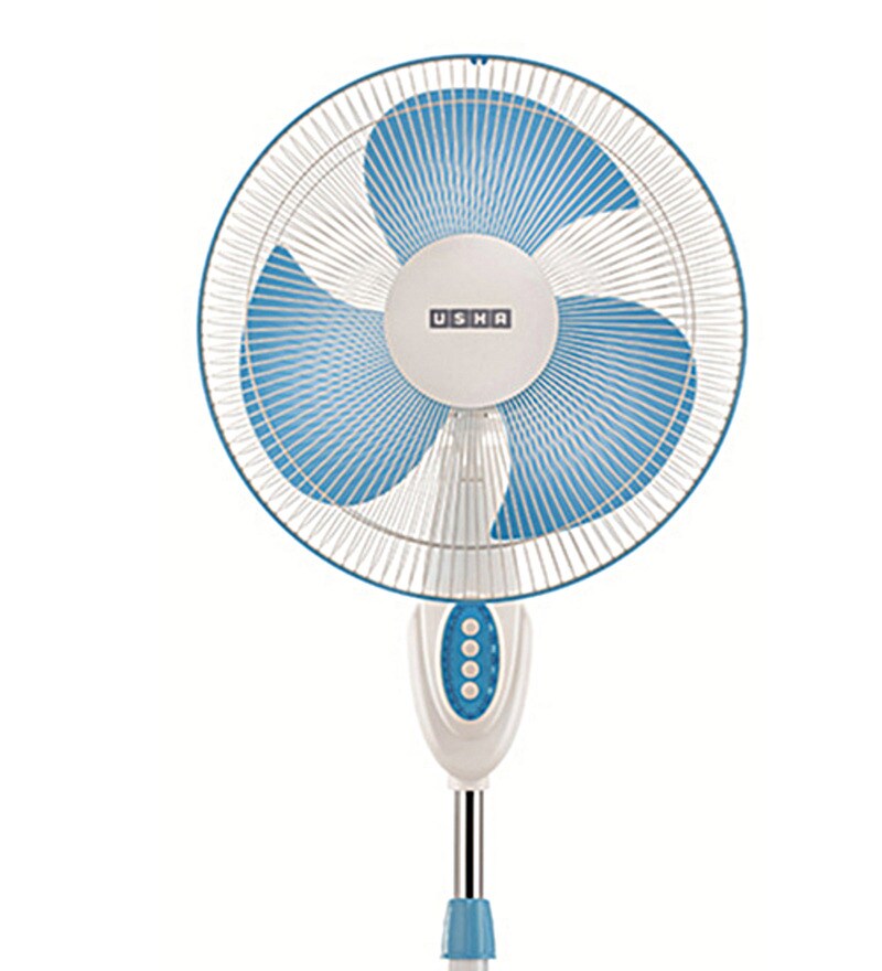 Buy Usha Helix Pro High Speed Blue 3 Blades Pedestal Fan Online