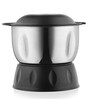 Usha 3810 1000W Food Processor with 13 Accessories & Premium SS Finish (Black & Silver)