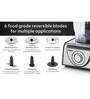 Usha 3810 1000W Food Processor with 13 Accessories & Premium SS Finish (Black & Silver)