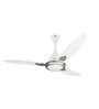 Usha Bloom Bellflower 1300 Mm Goodbye Dust Ceiling Fan (Sparkle White Silver) Set of 2