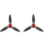 Usha Bloom Daffodil Goodbye Dust Ceiling Fan 1250 Mm (Sparkle Red & Black) Set of 2