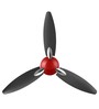 Usha Bloom Daffodil Goodbye Dust Ceiling Fan 1250 Mm (Sparkle Red & Black) Set of 2