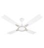 Usha Bloom Dahlia Goodbye Dust 1300 Mm 4 Blade Ceiling Fan (Sparkle White & Silver)