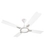 Usha Bloom Dahlia Goodbye Dust 1300 Mm 4 Blade Ceiling Fan (Sparkle White & Silver)