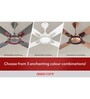 Usha Bloom Dahlia Goodbye Dust 1300 Mm 4 Blade Ceiling Fan (Sparkle White & Silver)