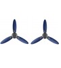 Usha Bloom Magnolia 1250 Mm 78 Watt Goodbye Dust Ceiling Fan with Anti Dust Feature(Sparkle Grey and Blue) Set of 2