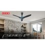 Usha EX9 1200 Mm High Speed Dust Resistant Premium Ceiling Fan (Moon Night Black)
