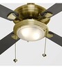 Usha Fontana One 1270 Mm Ceiling Fan with Decorative Lights (Antique Brass)