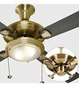 Usha Fontana One 1270 Mm Ceiling Fan with Decorative Lights (Antique Brass)