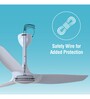 Usha Heleous 1220 Mm Premium BLDC Ceiling Fan with Rust Free ABS Blades and RF Remote (Horizon Blue)