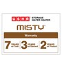 Usha Misty 10 Litres 2000W 5 Star Storage Water Heater in Grey Magnolia Colour