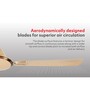 Usha Striker Galaxy 1200 Mm Goodbye Dust Ceiling Fan with Anti Dust Feature (Bright Gold) Set of 2