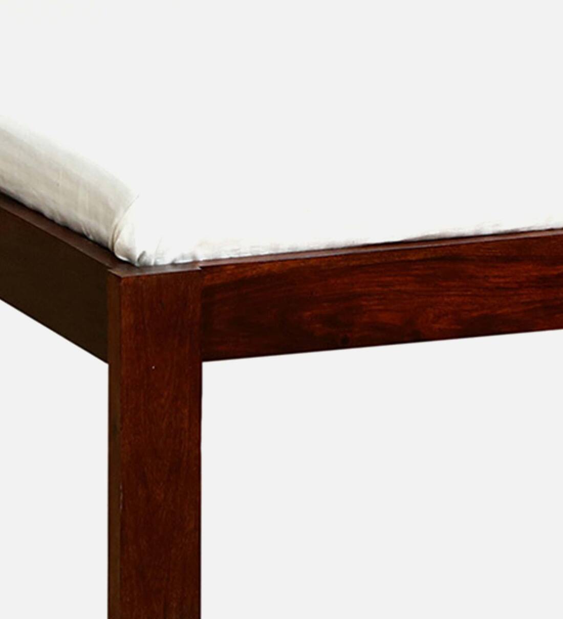 Buy Uttara Sheesham Wood Queen Size Bed In Honey Oak Finish Online Traditional Queen Size Beds