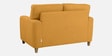 Utopia Fabric 2 Seater Sofa In Yellow Colour