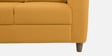 Utopia Fabric 2 Seater Sofa In Yellow Colour