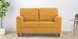 Utopia Fabric 2 Seater Sofa In Yellow Colour