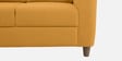 Utopia Fabric 3 Seater Sofa In Yellow Colour