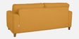 Utopia Fabric 3 Seater Sofa In Yellow Colour