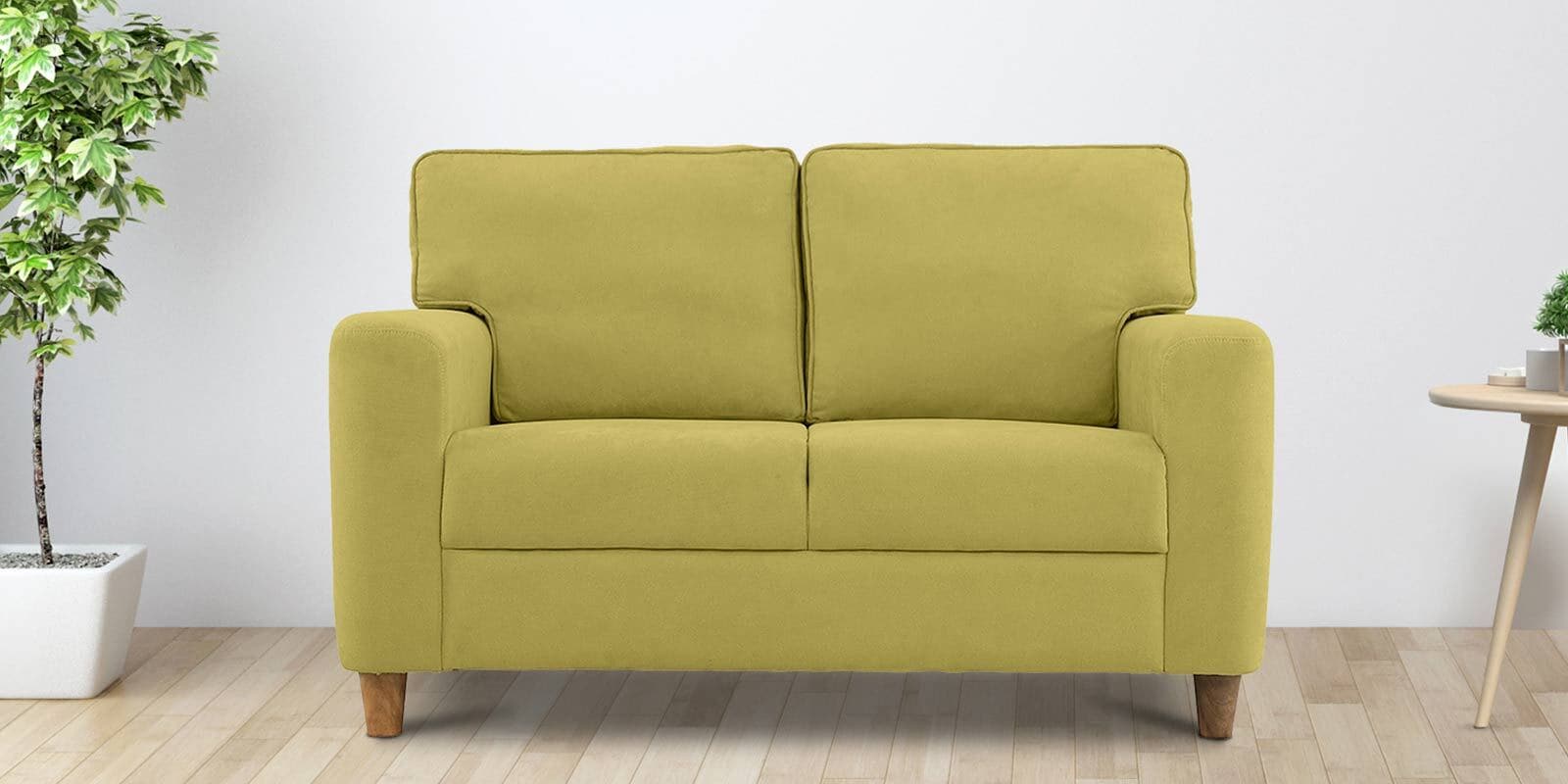 Utopia Fabric 2 Seater Sofa In Green Colour