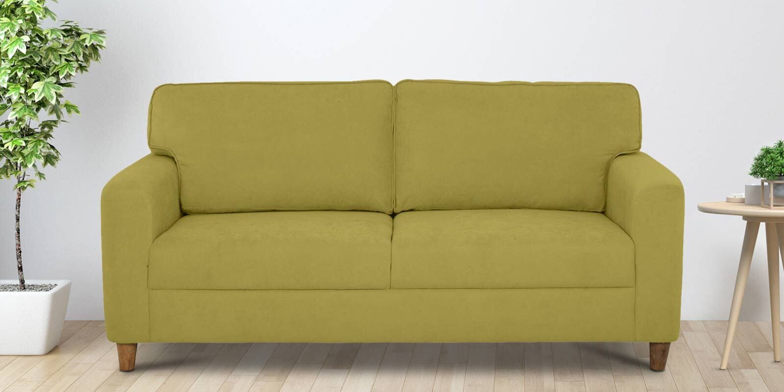 Utopia Fabric 3 Seater Sofa In Green Colour