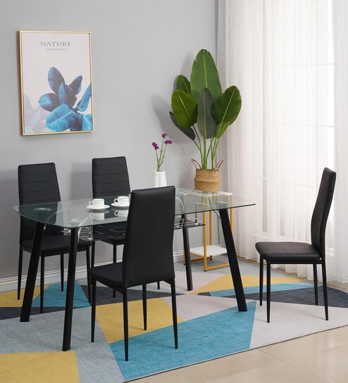 4 seater best sale dining table price