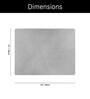 Grey Anti Slip Kitchen Dry Mat Pack of 4