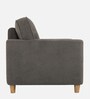 Utopia Fabric 1 Seater Sofa in Grey Colour