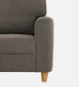 Utopia Fabric 1 Seater Sofa in Grey Colour