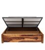 Utopia King Size Bed In Natural Brown Colour With Hydraulic Storage
