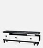 Utopia TV Console in Black & White Finish