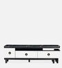 Utopia TV Console in Black & White Finish
