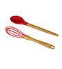 Utopian Red Silicone Ladle & Whisk