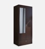 Utsav 2 Door Wardrobe in Wenge Finish with Mirror