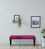 Utsav Fabric Bench With Fuschia Kantha Patchwork