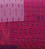 Utsav Fabric Bench With Fuschia Kantha Patchwork