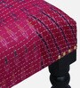 Utsav Fabric Bench With Fuschia Kantha Patchwork