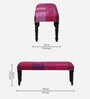 Utsav Fabric Bench With Fuschia Kantha Patchwork