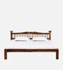 Uttara Sheesham Wood King Size Bed In Provincial Teak Finish