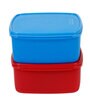 Varmora V Fresh Container | Organised Kitchen | Stackable | Durable | For Pulses,Cereals, Snacks, | Set of 2 |Assorted |1500ml each