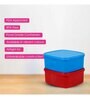 Varmora V Fresh Container | Organised Kitchen | Stackable | Durable | For Pulses,Cereals, Snacks, | Set of 2 |Assorted |1500ml each