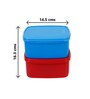 Varmora V Fresh Container | Organised Kitchen | Stackable | Durable | For Pulses,Cereals, Snacks, | Set of 2 |Assorted |1500ml each