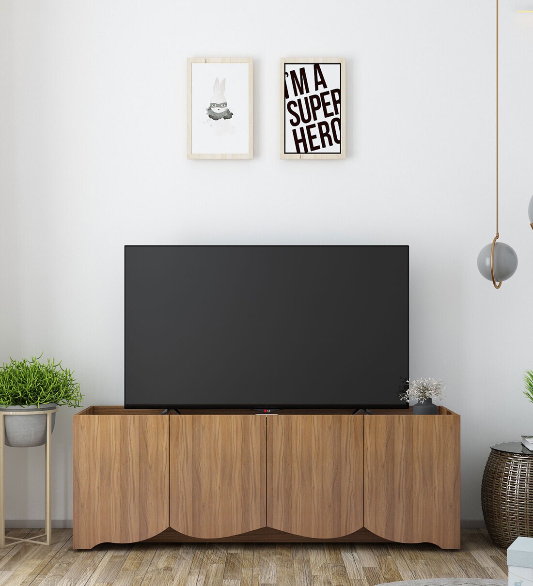 Buy Vally TV Unit In Exotic Teak Finish at 32% OFF by A GLOBIA ...