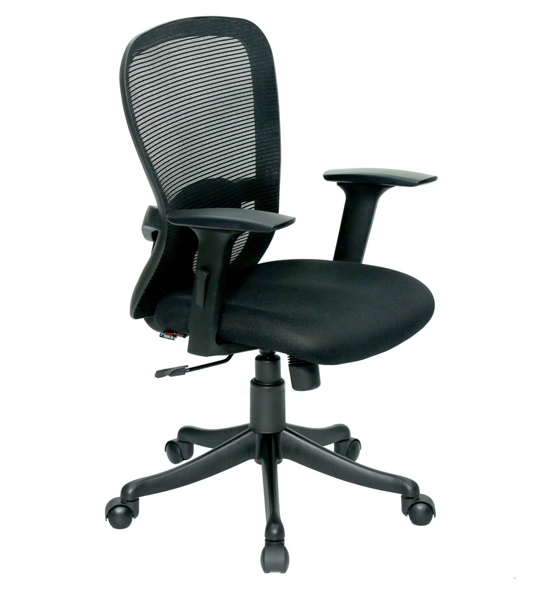Buy Vancouver Mid Back Ergonomic Chair in Black Colour by Office Today