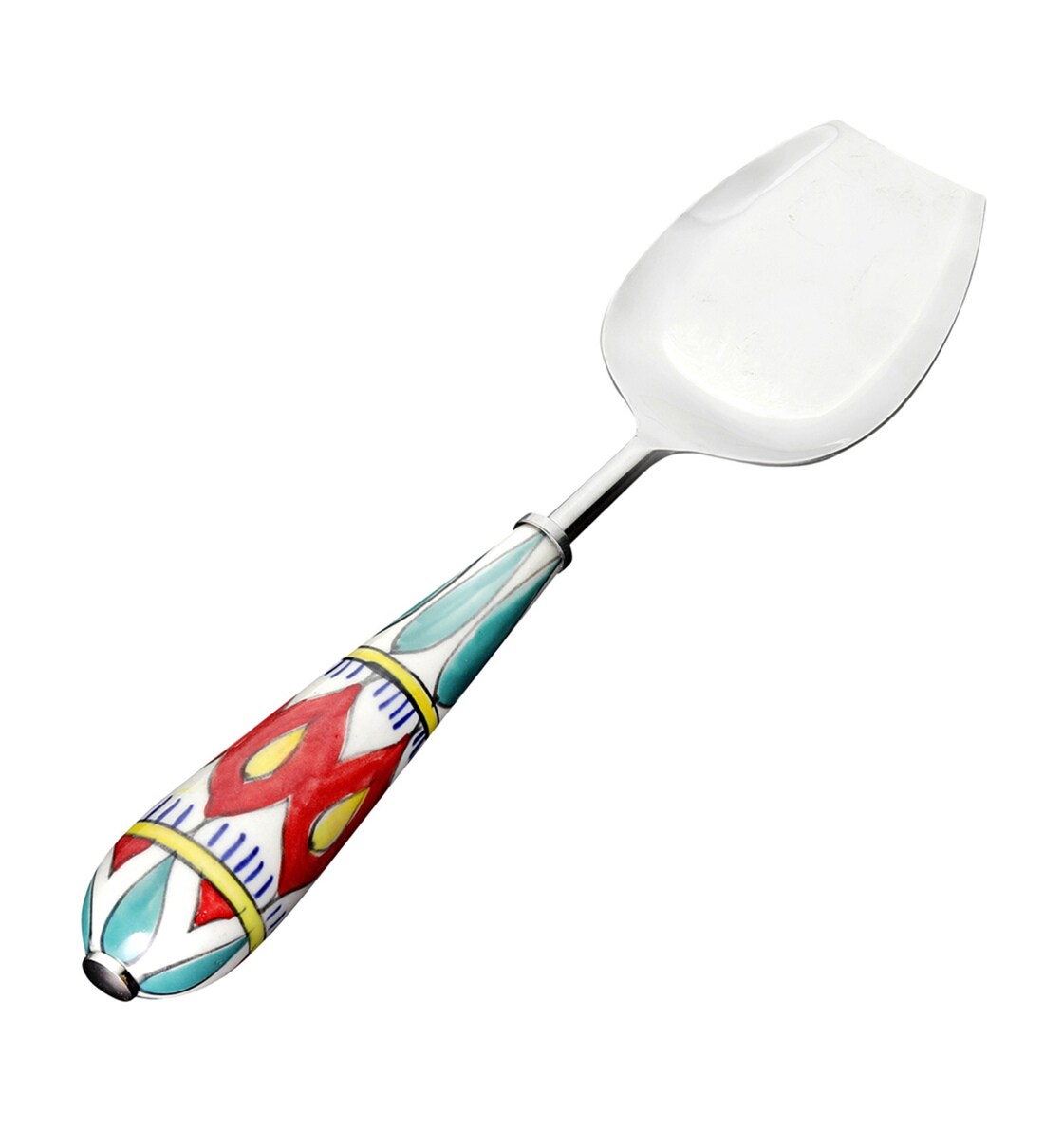 Buy Ceramic Serving Spoons Set of 3 by VarEesha Online Spoons