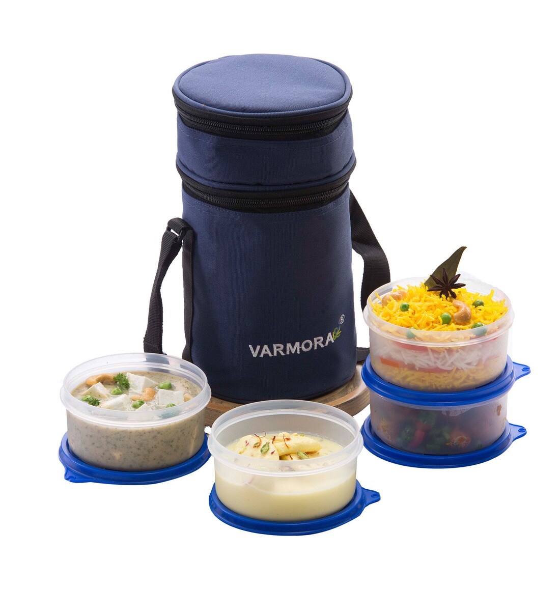 Buy Varmora Liquid and Air Tight Pink Plastic 200 ML (Each) Lunch Box with  Bag - Set of 4 Online - Lunch Box - Dining \u0026 Bar - Dining \u0026 Bar - Pepperfry  Product