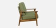 Valery Solid Wood 3 Seater Sofa In Green Colour